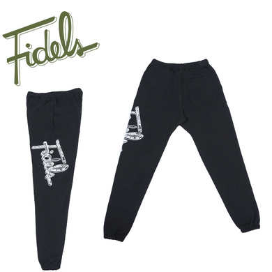 Fidels x T Paulk Black Sweats