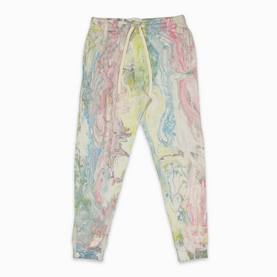 Fidels Bamboo Cotton Blend Rainbow Marble Sweats