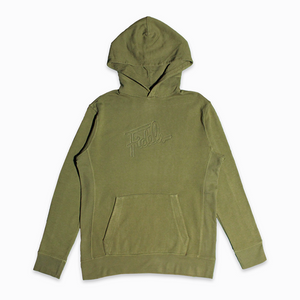 Fidels Bamboo Cotton Blend Fidels Green Hoodie